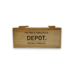 Depot Expo Empty Wooden Box Light Brown 36 x 25 x 20 cm