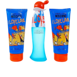 Set Moschino: I Love Eau De Toilette For Women, 50 ml + I Love Cleansing Shower Gel For All Skin Types, 100 ml + I Love Hydrating Body Lotion, 100 ml