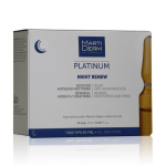 Martiderm Platinum Night Renew Ampoules taastavad &ouml;ised n&auml;oampullid, 10 x 2 ml