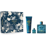 Versace Eros meeste komplekt (EDT, 100 ml + EDT, 5 ml + du&scaron;igeel, 150 ml)