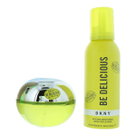 Set Dkny: Be Delicious Eau De Parfum For Women, 100 ml + Be Delicious Cleansing Shower Mousse, 150 ml