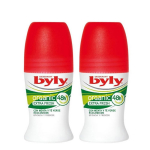 Byly Organic Extra Fresh Roll On Deodorant rulldeodorant, 2x50 ml