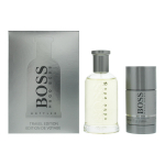 Set Hugo Boss: Boss Bottled Eau De Toilette For Men, 100 ml + Boss Bottled Sandalwood Cider and Vetiver Deodorant Stick For Men, 75 ml