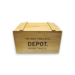 Depot Expo Empty Wooden Box Light Brown 30 x 19 x 16 cm