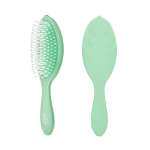 WETBRUSH GO GREEN&trade; TREATMENT & SHINE juuksehari s&uuml;nteetiliste harjaste ja looduslike &otilde;lidega, roheline