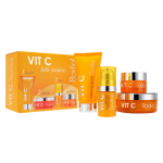 Set Rodial: Vit C Brightening Serum For Face, 5 ml + Vit C Brightening Cleansing Pads, 20 tk + Vit C Brightening Souffle For Face, 10 ml + Vit C Brightening Cleansing Gel For Face, 20 ml