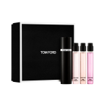 Set Tom Ford: Rose De Russie Eau De Parfum For Women, 10 ml + Rose De Chine Eau De Parfum For Women, 10 ml + Rose D'Amalfi Eau De Parfum For Women, 10 ml + Tom Ford Refillable Atomizer Case Black