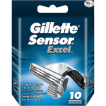 Gillette Sensor Excel raseerimispead, 10 tk.