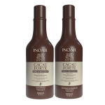 INOAR Cocoa Forte Duo Kit juukseid tugevdav komplekt biotiiniga (&scaron;ampoon, 500 ml + palsam, 500 ml)