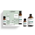 Set Lierac: Anti-Blemish Protocol Stop Spots Anti Spot Local Treatment Cream For Face, 15 ml + Anti-Blemish Peeling Exfoliating Peeling Lotion, 100 ml