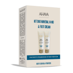 AHAVA Kit Duo Mineral Hand & Foot Cream komplekt: mineraalne k&auml;tekreem ja jalakreem, 2 &times; 100 ml