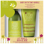 Little Green BABY vannituskomplekt beebidele (&scaron;ampoon-pesuvahend, 240 ml + kreem, 180 ml)
