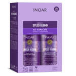 INOAR Speed Blond Duo Kit - t&ouml;&ouml;riistade komplekt blondidele juustele, 2x250 ml