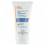 Ducray Keracnyl UV-plekkidevastane vedelik SPF 50+ kaitsev vedelik, 50 ml