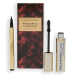 Set Revolution Pro: Faux Effect Lash Waterproof Volumising Mascara Black, 8 ml + Supreme Flick Precise Gel Eyeliner Black, 1 ml