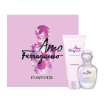 Amo Ferragamo - Flowerful Set Salvatore Ferragamo: Amo Ferragamo Flowerful Eau De Toilette For Women, 50 ml + Amo Ferragamo Flowerful Shimmer Day & Night Body Lotion, 100 ml