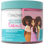 INOAR Meu Cacho Meu Crush Teen DUOMIX Modeling Jelly + Hair Moisturizer - modelleeriv želee + niisutav kreem 500 g