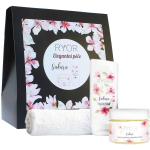 RYOR Sakura kehahoolduskomplekt (kehakoorija, 325 g + du&scaron;igeel, 200 ml)
