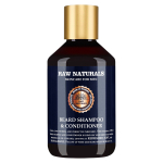 Raw Naturals Beard Shampoo & Conditioner 100% vegan Beard Shampoo Softness, 250 ml