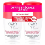 Vichy Stress Resist 72H deodorant-antiperspirant-rullh&uuml;poallergeenne higistamisvastane geel, 2 x 50 ml