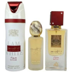 Lattafa Ana Abiyedh Rouge Eau de Parfum seatud unisex (EDP 60 ml + Deodorant 200 ml + Hair Mist 50 ml)