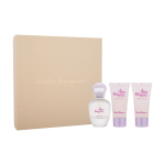 Salvatore Ferragamo Amo Ferragamo Lilleline komplekt naistele (EDT, 50 ml + kehakreem, 50 ml + du&scaron;igeel, 50 ml)