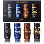 Lattafa Asad Collection meeste parf&uuml;&uuml;mikomplekt (EDP, 4 x, 25 ml)