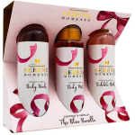 The Indulgent Bathing Co. Serene Moments komplekt (du&scaron;igeel, 240 ml + vannivaht, 240 ml + kehasprei, 200 ml)