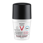 Vichy Homme 48h deodorant-antiperspirant plekkide vastu tundlikule nahale, rull-antiperspirant meestele, 50 ml