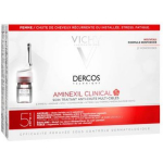 Vichy Dercos Aminexil Clinical 5 juuste v&auml;ljalangemise vastane toode naistele, 21 x 6 ml