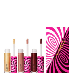 Tiny Tricks Set MAC: Lipglass Lip Gloss Optical Delusion 2.4 g + Lipglass Lip Gloss Tiktalk of the Town 2.4 g + Lipglass Lip Gloss Gilty of Trickery 2.4 g