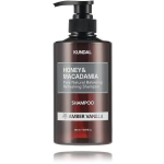 Kundal Honey & Macadamia Nature Shampoo Amber Vanilla &scaron;ampoon k&otilde;ikidele juukset&uuml;&uuml;pidele, 500 ml