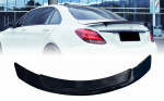 C-klassi W205 RT-stiilis pagasiruumi spoiler must l&auml;ikiv