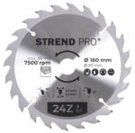 Saeketas Strend Pro TCT 160/24Tx20mm puidule