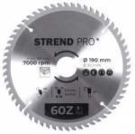 Saeketas Strend Pro TCT 190/60Tx30mm puidule