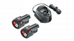 Bosch Aku + laadija (12V 2x1,5 Ah +GAL1210 CV)