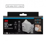 Respiraator klapiga, Aura 9322+, jaepakend FFP2, 3M