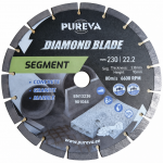 Teemantketas PUREVA TOOLS 230x22,2mm SEGMENT