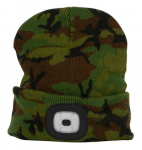 M&uuml;ts Strend Pro LED-valgustusega 4SMD-LED USB-laetav, roheline camo