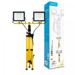 LED-prožektor Modee 2x50W teleskoopjalaga 120&deg; 4000K (10000 lumen)