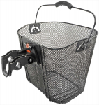 Rattakorv esimene Azimut w/ plastic NEW bracket BLACK 35x26x26cm