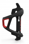 Bottle cage Cube HPP Left-Hand Sidecage black&ldquo;n&ldquo;red