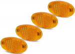 Reflektorid kodarale ACID CMPT orange (4 pcs.)