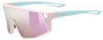 Prillid Uvex skyrise jr. pink-green matt / mirror pink