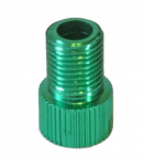 Ventiili adapterit Azimut Color SV/FV to AV Alu green