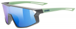 Prillid Uvex skyrise jr. grey-green matt / mirror blue