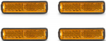 Pedaalide helkurid RFR orange