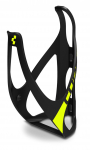 Bottle cage Cube HPP matt black&ldquo;n&ldquo;flashyellow