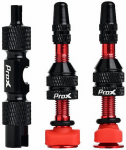 Ventiilikomplekt ProX Tubeless + key 40mm red