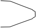 Kinnitusvarras porikaitsele ACID 55 Kid rear